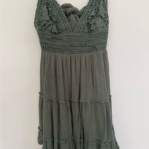 FP Movement by Free People Olive Crochet Mini Dress